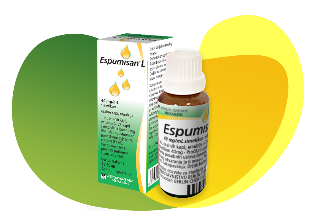 Пакување од лекот Espumisan 40 mg емулзија