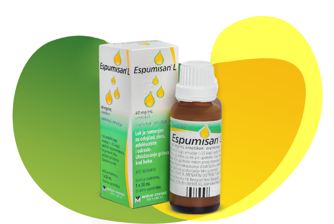 Пакување од лекот Espumisan 40 mg емулзија